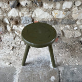 Vintage Green Stool Top