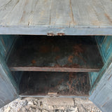 Vintage Indian Painted Cupboard Top