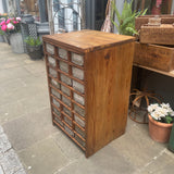 Vintage Industrial Drawer Unit Left