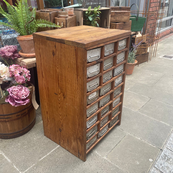 Vintage Industrial Drawer Unit Right