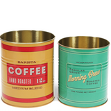 Vintage Inspired Coffee Tins Large