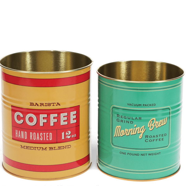 Vintage Inspired Coffee Tins Large