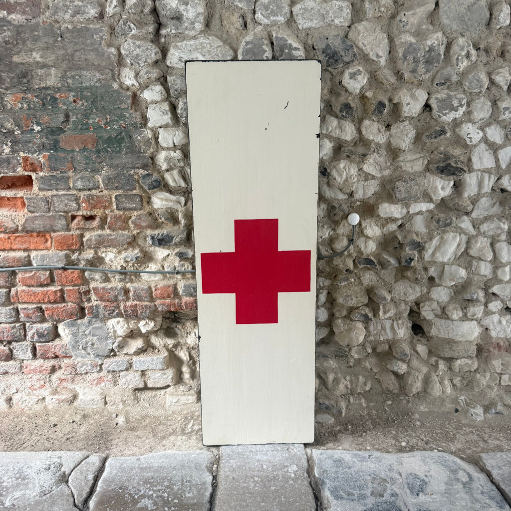 Vintage Medical Cupboard Front