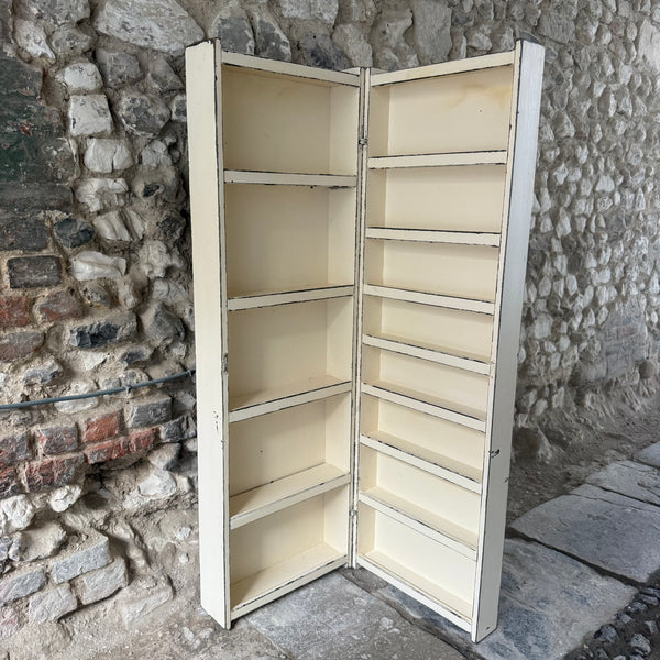 Vintage Medical Cupboard open