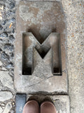 Vintage Metal Letter M 1