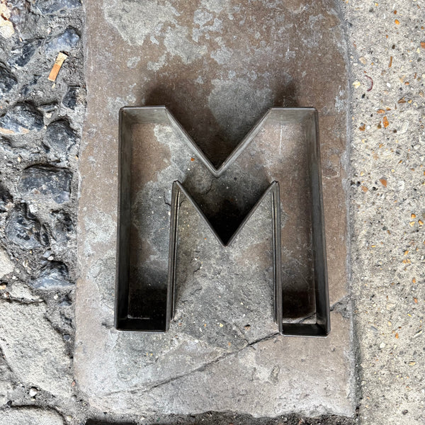 Vintage Metal Letter M