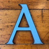 Vintage Metal Letters A
