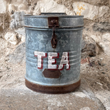 Vintage Metal Tea Canister