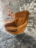 Vintage Mid Century Swivel Chair Right