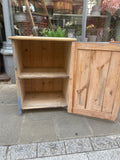 Vintage Painted Pine Cupboard inside