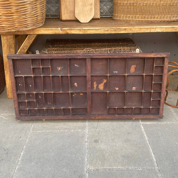 Vintage Print Tray Front