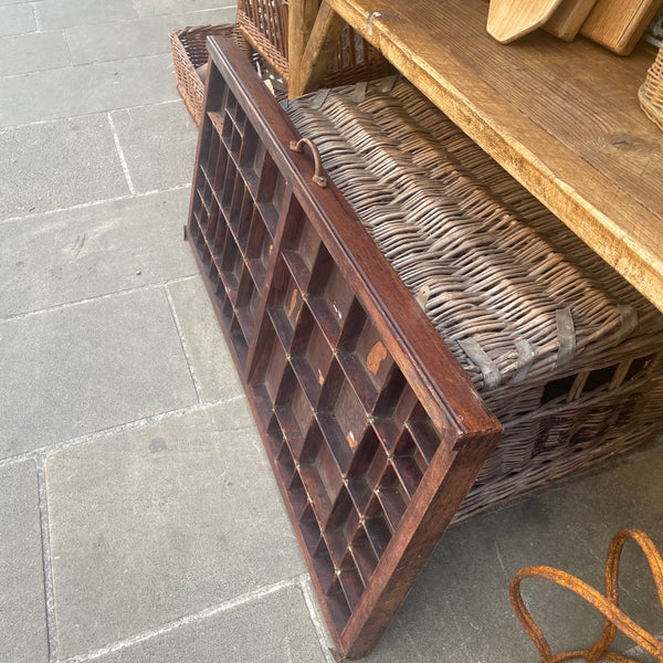 Vintage Print Tray Side