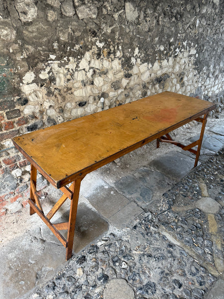 Vintage School Trestle Table Top