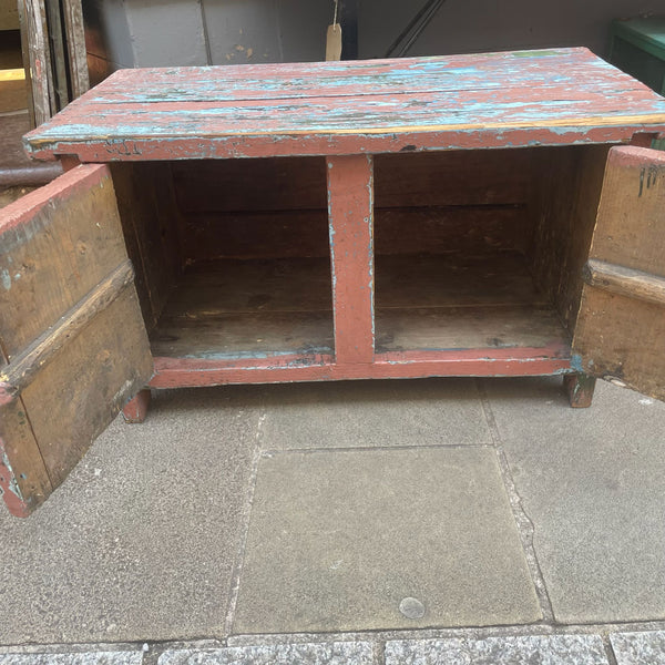 Vintage Small Hungarian Cupboard open