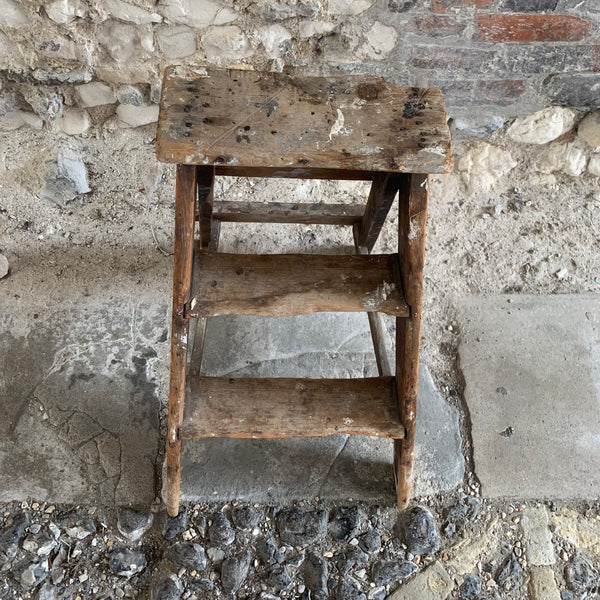 Vintage Step Ladder Top