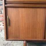 Vintage Teak Bookcase Cabinet by Guy Rogers for Beaver & Tapley Close Up