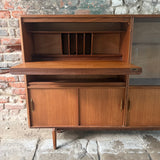 Vintage Teak Bookcase Cabinet by Guy Rogers for Beaver & Tapley Inside