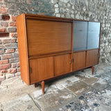 Vintage Teak Bookcase Cabinet by Guy Rogers for Beaver & Tapley Left