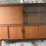 Vintage Teak Bookcase Cabinet by Guy Rogers for Beaver & Tapley Middle