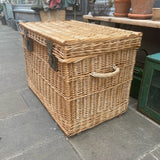 Vintage Wicker Storage Basket Right