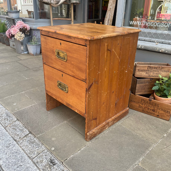 Vintage Wooden Drawers Side