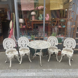 Vintage garden table and chairs set