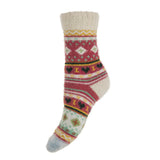 Gemjar Pink Nordic Patterned Socks