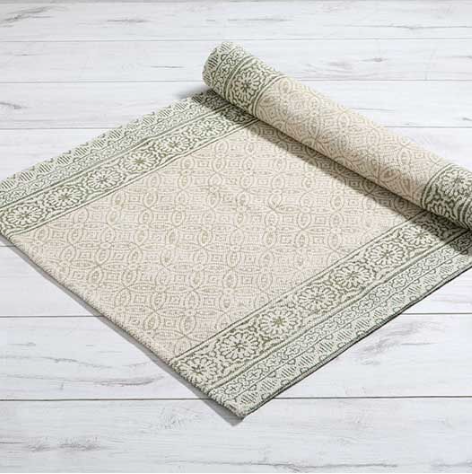 Walton & Co Cortile Olive Rug 70x150cm