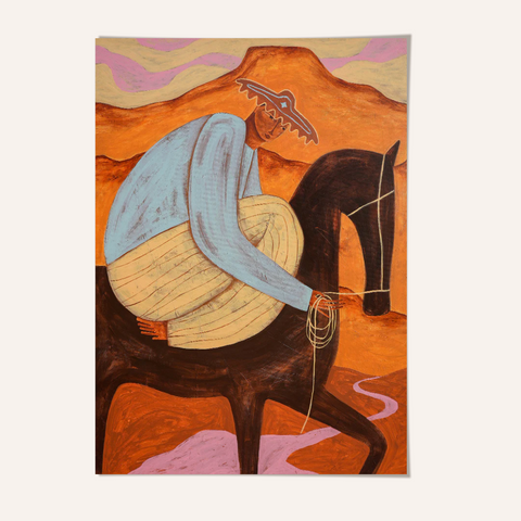 'Wander Free' Camille Jouarre Framed Print