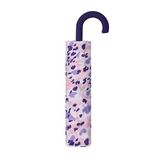 X-brella pink leopard print umbrella closed