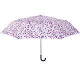 X-brella pink leopard print umbrella front view