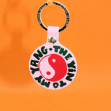 Yin & Yang Keyring - Pink