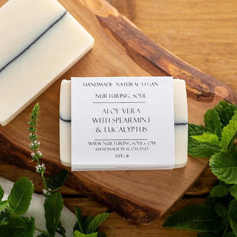 Nurturing Soul Soap - Aloe Vera, Spearmint & Eucalyptus
