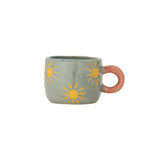 Bloomingville Nini Blue with Sun Stoneware Mini Mug