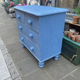 blue chest of drawers 