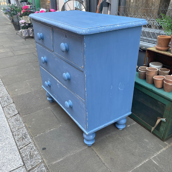 blue chest of drawers 