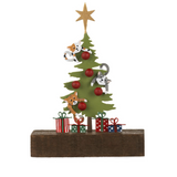 Cats in a Tree Block Decoration
