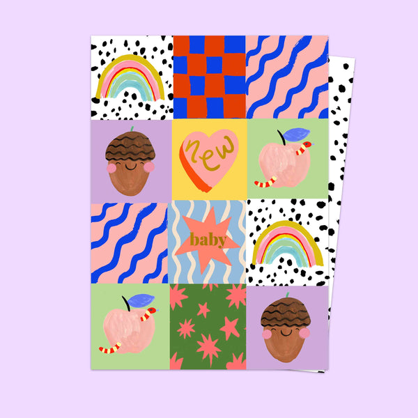 New Baby Patchwork Card