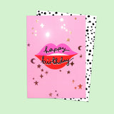 Happy Birthday Lips Card