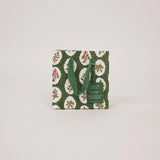 Hand Block Printed Gift Bags - Holly Green
