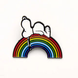 Peanuts Vibe Enamel Pin - Rainbow