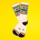 Gumball Poodle A Martini Changes Everything Gym Crew Socks