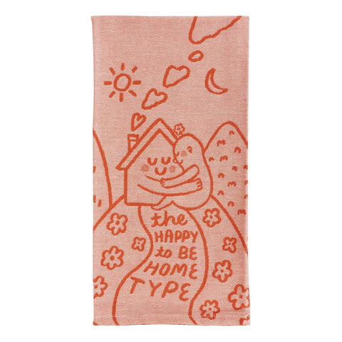 Blue Q 'Happy to Be Home' Tea Towel