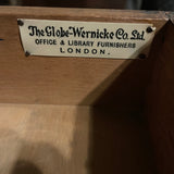 Antique Globe Wernicke Tambour Oak Filing Cabinet