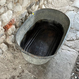 Galvanised Metal Planter