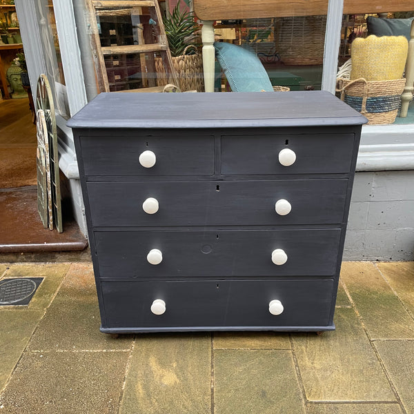 Antique Painted Chest Of Drawers