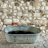 Galvanised Metal Planter