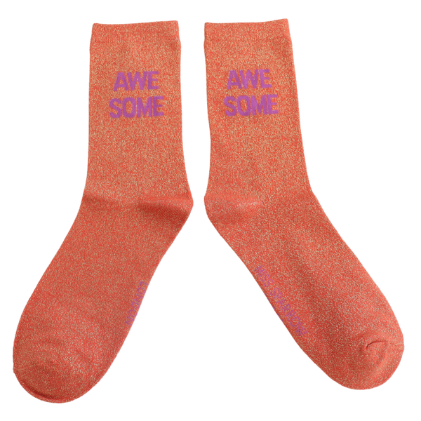 iss Sparrow London - Glitter Statement Socks - Awesome