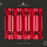 Crimson Christmas Luxury Crackers