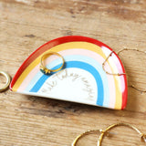 'Make Today Amazing’ Rainbow Trinket Dish